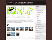 Tablet Screenshot of dropsurfcenter.com